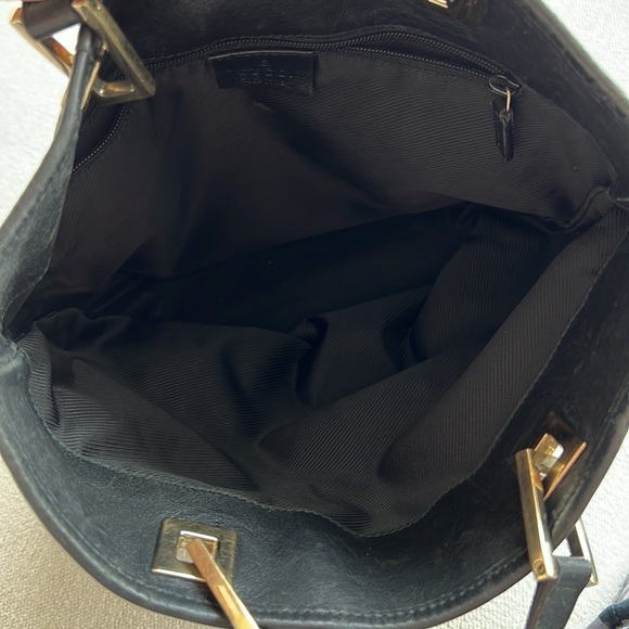 Gucci GG Canvas Bucket Tote in Black with Gold-tone Hardware VTG - Picture 13 of 16